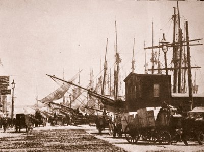 West St., New York, 1870s by American Photographer